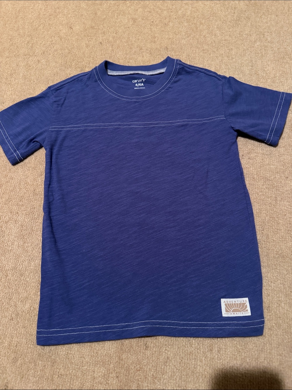 Carter's Royal Blue Short Sleeve Crew Tee